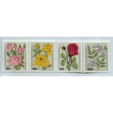 ALEMANIA OCCIDENTAL BERLIN 1982 FLORES SERIE COMPLETA DE ESTAMPILLAS NUEVAS MINT 9 EUROS